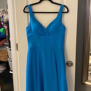 Azazie Bridesmaids dress blue